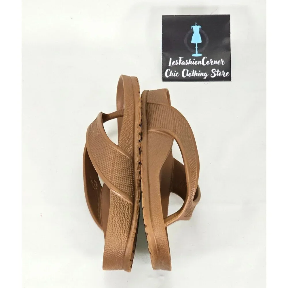 Birkenstock Men's Metallic Copper Honolulu EVA Slip-On Sandals Sz 11 Wo's 13 055 - Picture 11 of 16